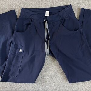 FIGS Navy Kade Cargo Scrub Pants